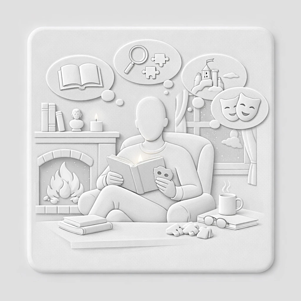 Illustration en relief évoquant l'analyse et la compréhension d'autres auteurs à travers le prisme des archétypes littéraires.